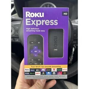 BRAND NEW ROKU EXPRESS 3960RW HD Streaming Media Player High Speed HDMI Cable